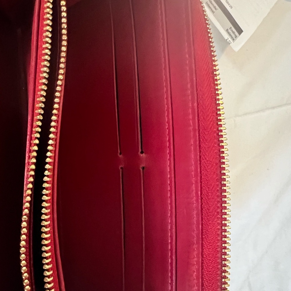 Authentic Red Louis Vuitton wallet. Great used condition. - Picture 15 of 15